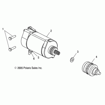 ENGINE, STARTING MOTOR - A05MH68AK/AN/AD (4999200179920017E02)