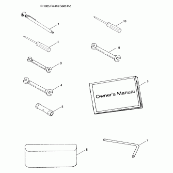 TOOL KIT - A06MH68AA/AD/AF (4999200179920017E03)