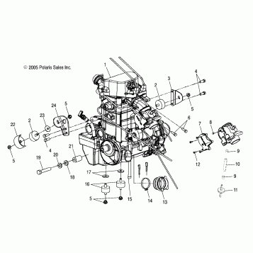 ENGINE MOUNTING - A06MH68AQ/AT/AX/AY/AZ (4999200229920022A13)