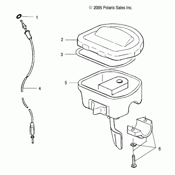 CONTROLS, THROTTLE ASM./CABLE - A07MH68AX/AY/AZ (4999200229920022B06)