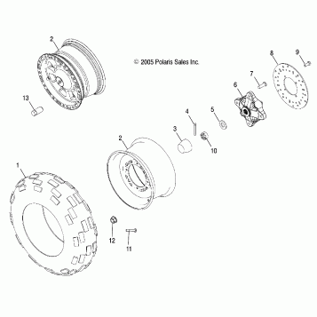 WHEEL, FRONT - A06MH50AQ/AX/AY/AZ/AL/AT (4999200229920022B14)