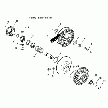 CLUTCH, DRIVEN - A07MH50AL/MN50AF/AN/AT/AY (4999200229920022C06)