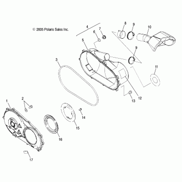 CLUTCH COVER - A06MH68AQ/AT/AX/AY/AZ (4999200229920022C07)
