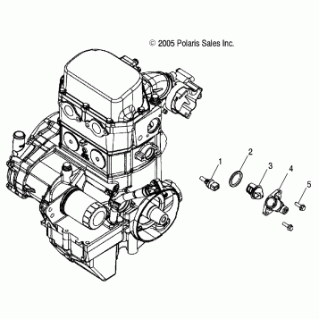 ENGINE, MANIFOLD and THERMOSTAT - A07MH68AX/AY/AZ (4999200229920022D05)