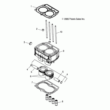 ENGINE, PISTON and CYLINDER - A07MH68AX/AY/AZ (4999200229920022D07)