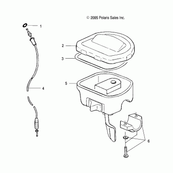 CONTROLS, THROTTLE ASM./CABLE - A07MH76AL/AQ/AX/AY/AZ/A2/MN76AF/AT/AY (4999200299920029B06)