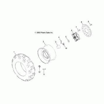 WHEEL, FRONT - A07MH76AQ/AX/AY/AZ/MN76AT (4999200299920029B14)