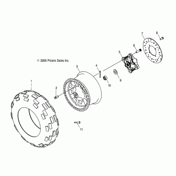 WHEEL, FRONT - A06MH76AL/AY/AZ (4999200299920029C01)