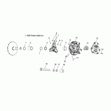 CLUTCH, DRIVE - A07MH76AL/AQ/A2/MN76AF/AT/AY (4999200299920029C06)