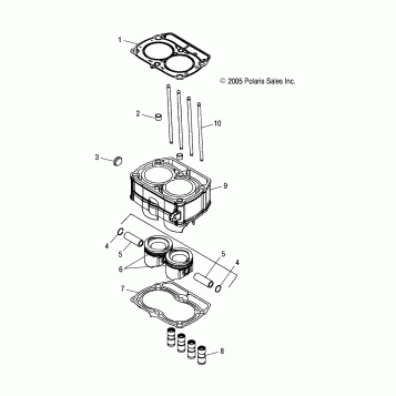 ENGINE, PISTON and CYLINDER - A13MH76AD/AX/AZ (4999200299920029D08)