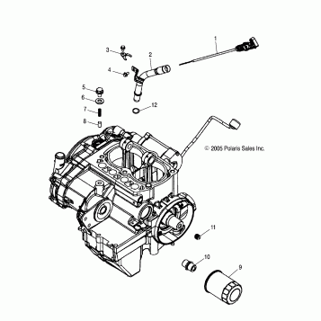 ENGINE, DIPSTICK and OIL FILTER - A07MH76AL/AQ/AX/AY/AZ/A2/MN76AF/AT/AY (4999200299920029D11)