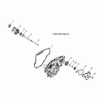 ENGINE, OIL PUMP and WATER PUMP - A07MH76AL/AQ/AX/AY/AZ/A2/MN76AF/AT/AY (4999200299920029D12)