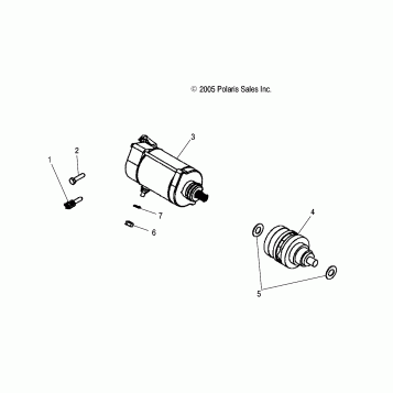 ENGINE, STARTING MOTOR - A07MH76AL/AQ/AX/AY/AZ/A2/MN76AF/AT/AY (4999200299920029E01)