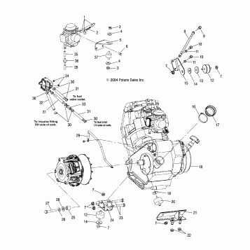 ENGINE MOUNTING - A05CA32EA (4999200489920048A09)