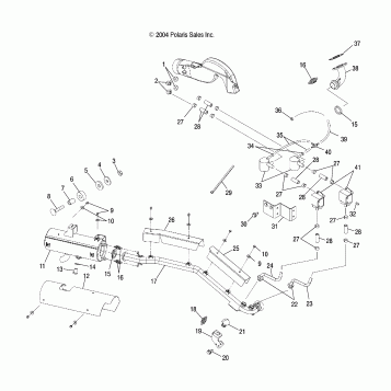EXHAUST SYSTEM - A05CA32EA (4999200489920048A13)