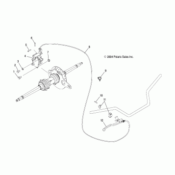 PARK BRAKE - A05CA32EA (4999200489920048B07)