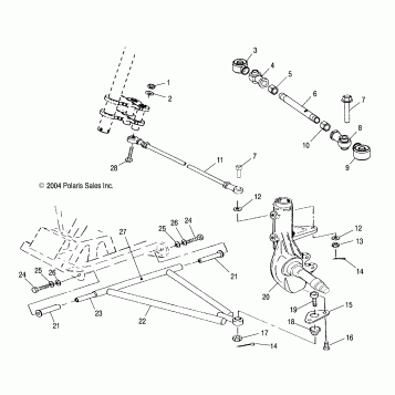 A-ARM and STRUT MOUNTING - A05CA32EA (4999200489920048B11)