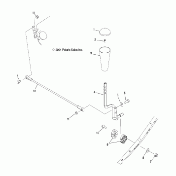 GEAR SELECTOR - A05CA32EA (4999200489920048C10)