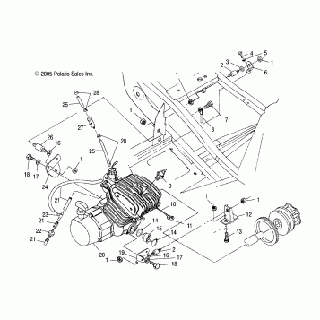 ENGINE MOUNTING - A06BA25CA (4999201499920149A07)