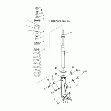 STRUT - A05BA25CA/CB (4999201499920149A13)