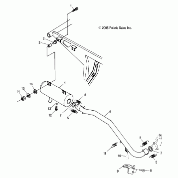 EXHAUST SYSTEM - A06BG50AA/FA (4999201549920154A08)