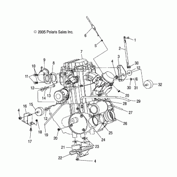 ENGINE MOUNTING - A06BG50AA/FA (4999201549920154A09)