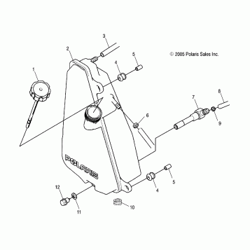 OIL TANK - A06BG50AA/FA (4999201549920154A11)