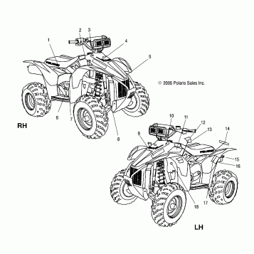 DECALS - A06BG50AA/FA (4999201549920154A13)