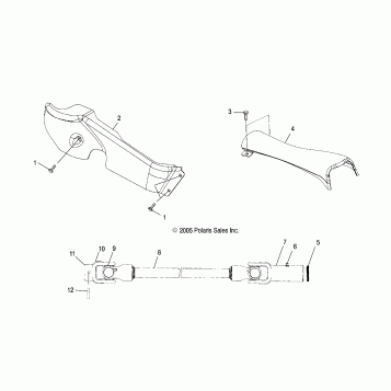 PROP SHAFT - A06BG50AA/FA (4999201549920154A14)