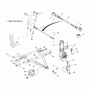 A-ARM/STRUT MOUNTING - A06BG50AA/FA (4999201549920154B04)