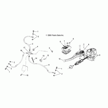 CONTROLS - MASTER CYLINDER/BRAKE LINE - A06BG50AA/FA (4999201549920154C01)