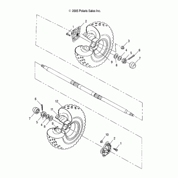 WHEEL, REAR - A07BG50AA/FA (4999201549920154C02)