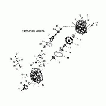 GEARCASE - A06BG50AA/FA (4999201549920154C09)