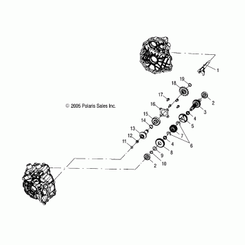 GEARCASE, INTERNAL - A06BG50AA/FA (4999201549920154C10)