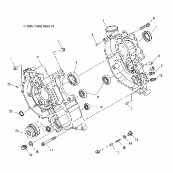 CRANKCASE - A06BG50AA/FA (4999201549920154C12)