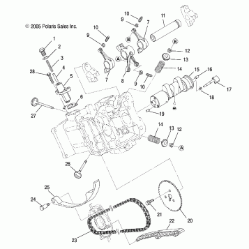 ENGINE, INTAKE and EXHAUST - A07BG50AA/FA (4999201549920154D03)