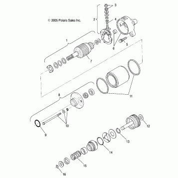 STARTING MOTOR - A06BG50AA/FA (4999201549920154D09)
