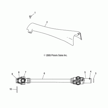 SHAFT, PROP - A07CL50AA (4999201649920164A13)