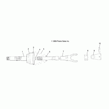 DRIVE TRAIN, DRIVE SHAFT - A08CL50AA (4999201649920164A14)