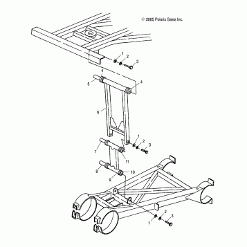 REAR STRUT STABILIZER - A03CL50AA (4999201649920164C01)
