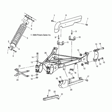 SWING ARM, REAR - A07CL50AA (4999201649920164C02)