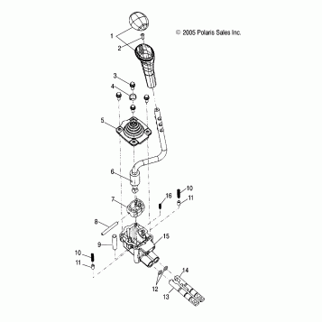 DRIVE TRAIN, GEAR SELECTOR - A08CL50AA (4999201649920164C11)