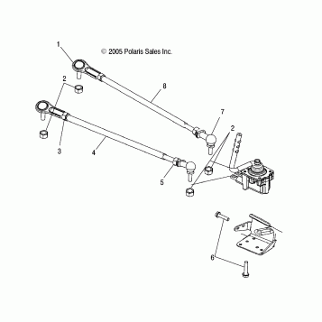TRANSMISSION, SELECTOR MOUNTING - A07CL50AA (4999201649920164C12)