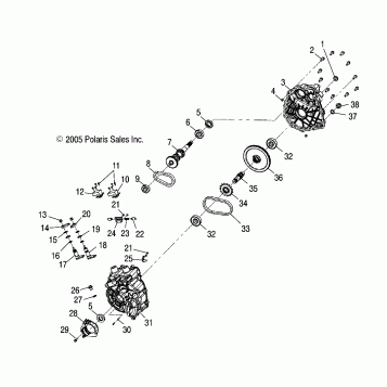 DRIVE TRAIN, MAIN GEARCASE - A08CL50AA (4999201649920164C13)