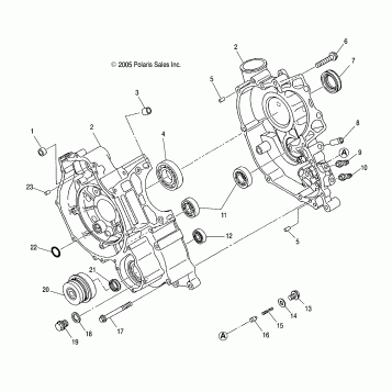 ENGINE, CRANKCASE - A07CL50AA (4999201649920164D05)
