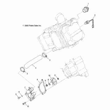 ENGINE, WATER PUMP - A07CL50AA (4999201649920164D11)