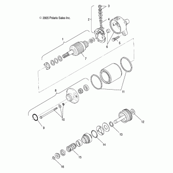 ENGINE, STARTING MOTOR - A07CL50AA (4999201649920164E01)