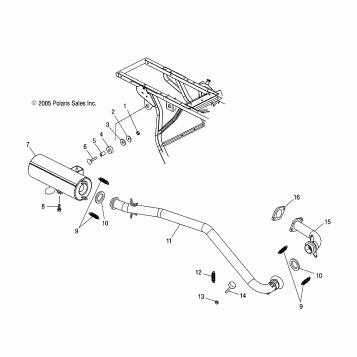 EXHAUST SYSTEM - A03CD50FB (4999201699920169B02)