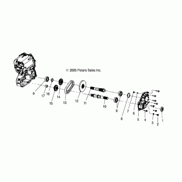 GEARCASE, OUTPUT - A06CD32AA/AB/AC (4999201699920169C06)