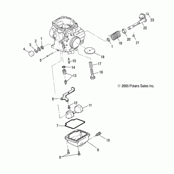 CARBURETOR, LOWER - A06CA32AA/AB (4999201699920169C14)